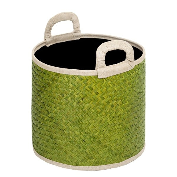 Zelený košík z mořské trávy Ikaika, ⌀ 39 cm