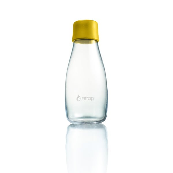 Тъмножълта стъклена бутилка , 300 ml - ReTap