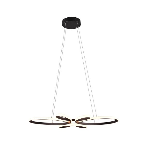 Черно висящо LED осветително тяло Fly - Trio-image-1