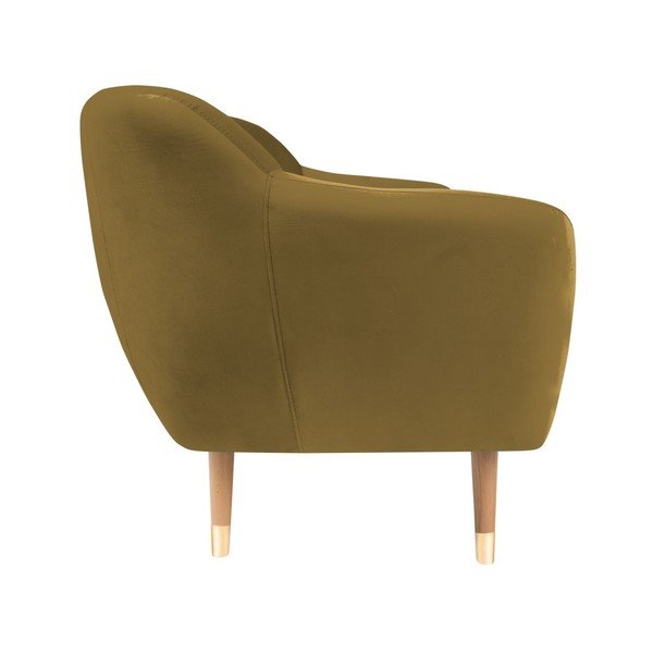 Диван от златисто кадифе , 158 см Benito - Mazzini Sofas-image-3