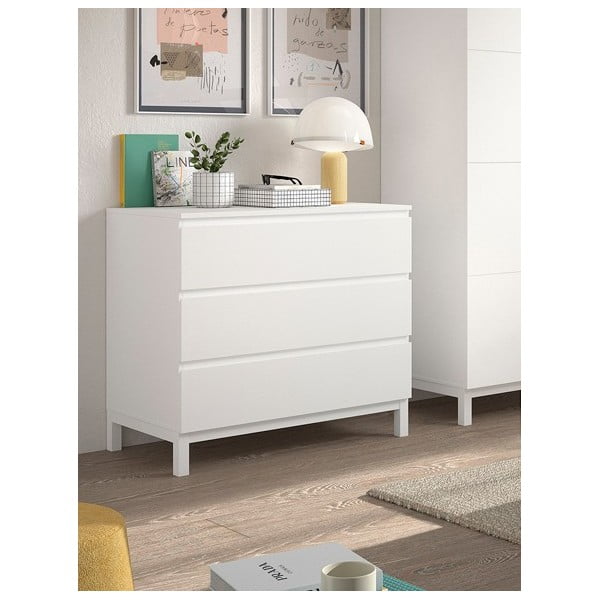 Бял детски скрин 99x89x57 cm Eva – Vipack-image-1