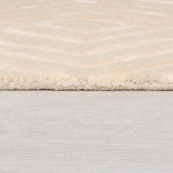 Бежов вълнен килим , 160 x 230 cm Diamonds - Flair Rugs-image-3
