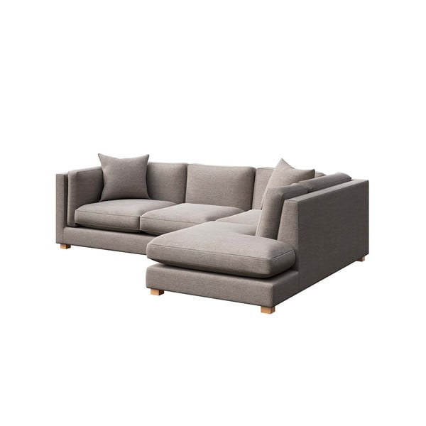 Светлосив ъглов диван (десен ъгъл) Pomo - Ame Yens-image-2