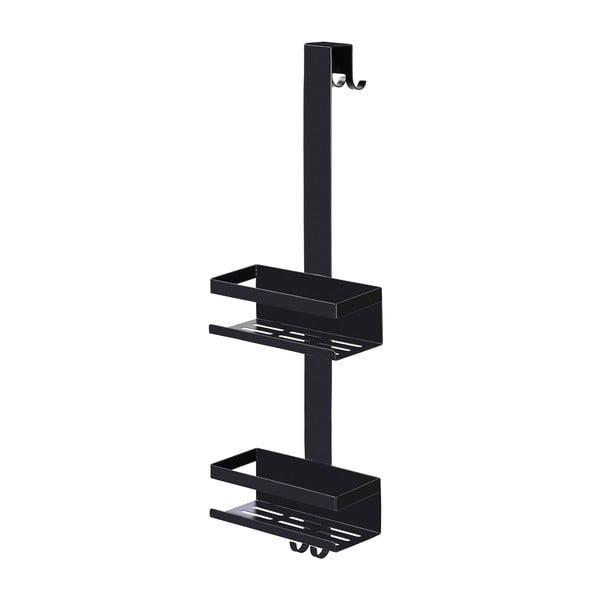 Черен висящ рафт за баня от неръждаема стомана Bribano – Wenko