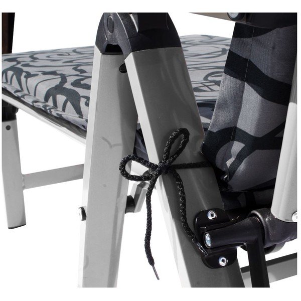 Черен метален градински шезлонг Ass Comfort - Sun Garden-image-1