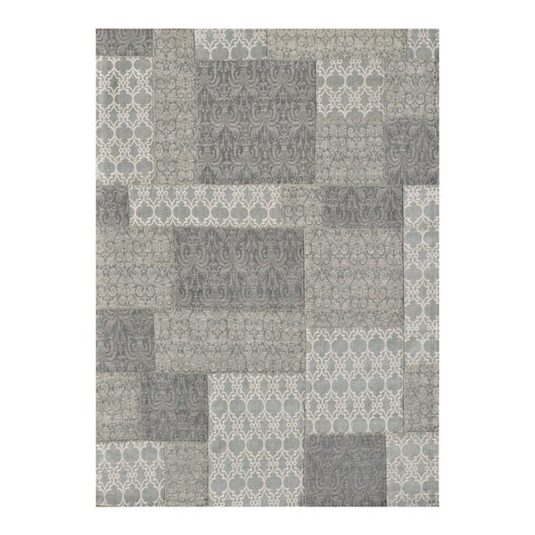 Koberec Patchwork 2 Light Grey, 62x124 cm