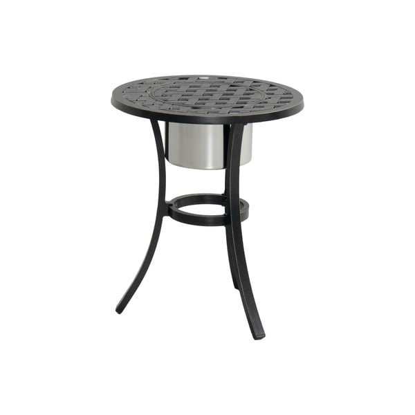 Алуминиева кръгла градинска маса за съхранение ø 54,5 cm Rosario – Hartman-image-1