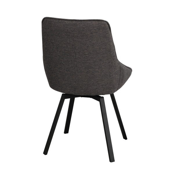 Сив въртящ се стол Alison - Rowico-image-4