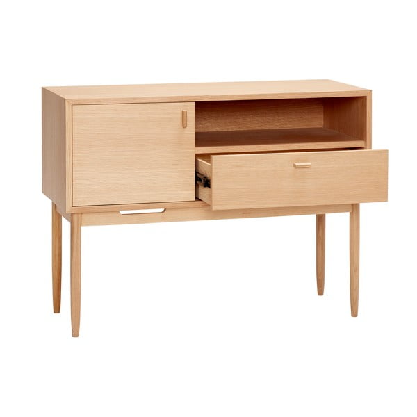 Висок скрин от декор от дъб  естествен 100x75 cm Cube – Hübsch-image-2