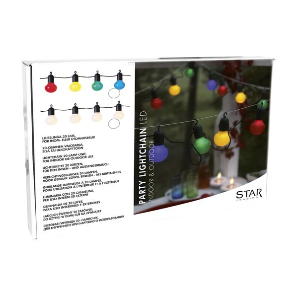 Цветна външна LED светлина, дължина 5,7 м Hooky - Star Trading-image-2