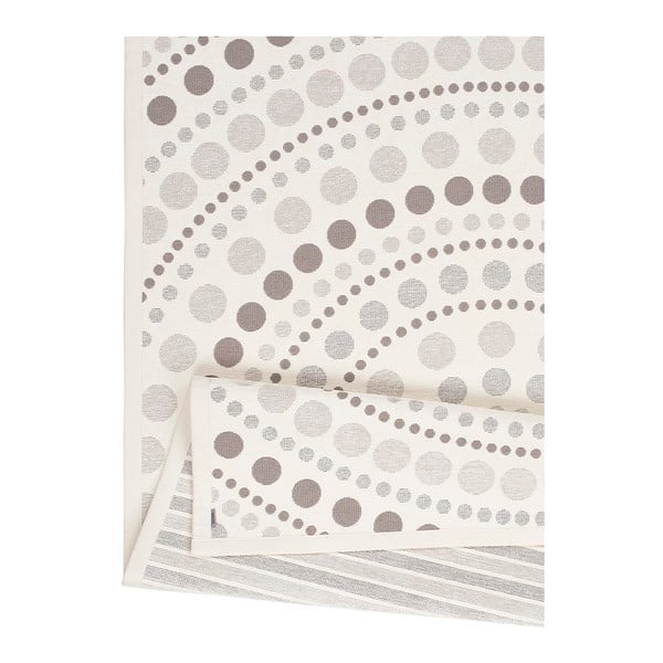 Двустранен килим в бяло и сиво, 70 x 140 cm Oola - Narma-image-4