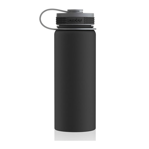 Černá termolahev Asobu Alpine Flask, 530 ml