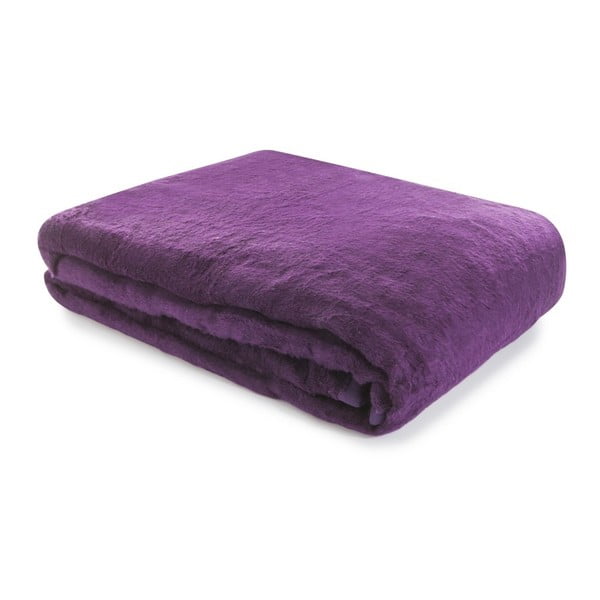 Tmavě fialová deka Homedebleu Odette, 180 x 220 cm