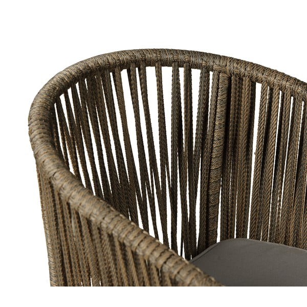 Комплект от 2 градински стола в сиво-кафяво Trapani - Bonami Selection-image-3