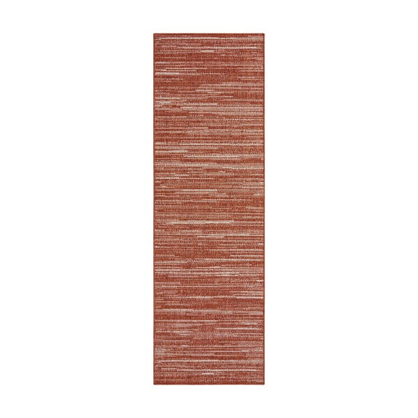 Червен външен килим с протектор 250x80 cm Gemini - Elle Decoration