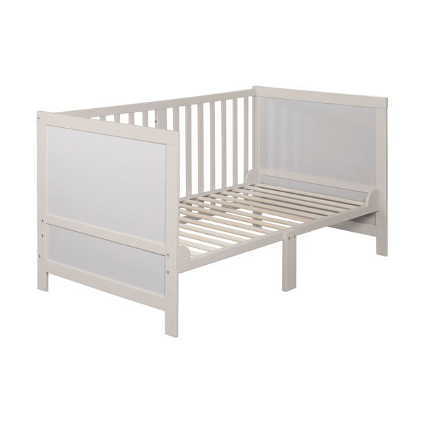 Сиво детско креватче 70x140 cm с регулируема височина Easy Sleep – Roba-image-4