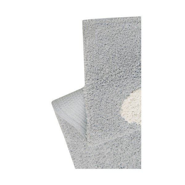 Сив ръчно изработен детски килим със смес от памук подходящ за пране 120x160 cm Clouds Grey – Lorena Canals-image-4