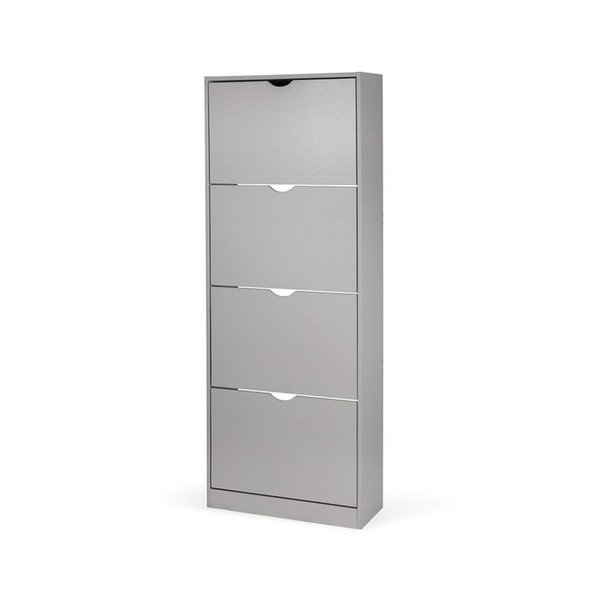 Сива накланяща се стойка за обувки 60x157x24 cm Stelo – Bonami Essentials