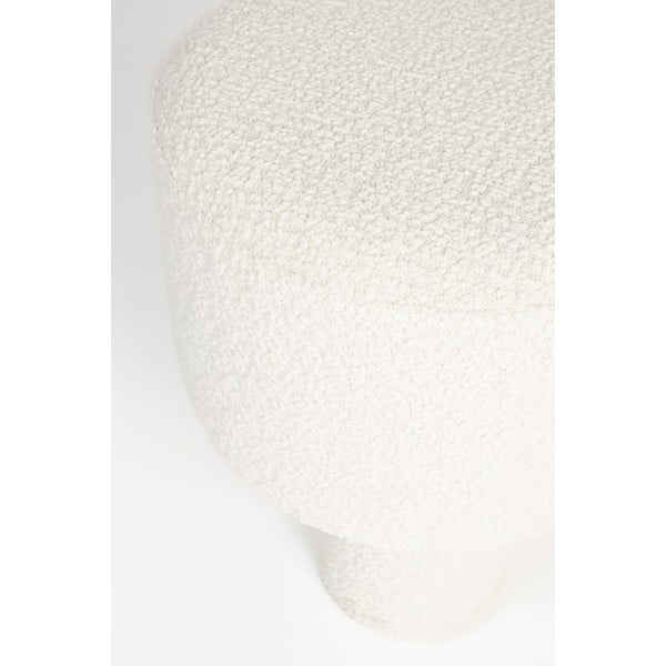 Бяла табуретка от букле Marcos – White Label-image-2