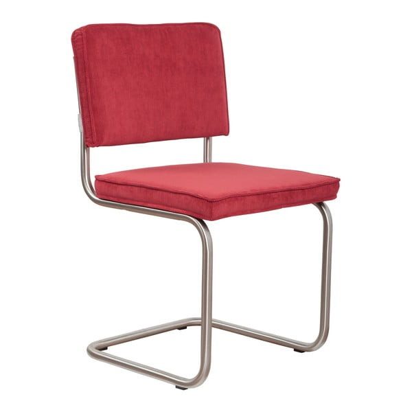 Комплект от 2 червени стола Ridge Brushed Rib - Zuiver