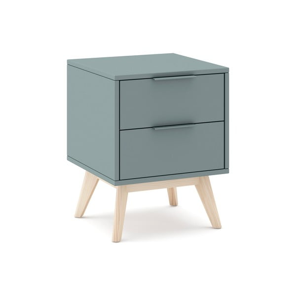 Нощно шкафче сиво-зелено Pisco – Marckeric-image-4
