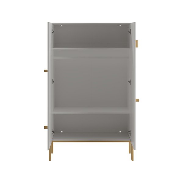 Светлосив детски гардероб 100x170 cm Cube - Pinio-image-4