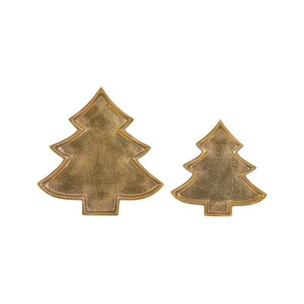 Метален декоративен поднос 24x23 cm Noelle Christmas Tree – Ladelle