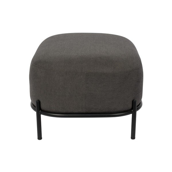 Тъмно сива табуретка за крака Polly - White Label-image-3