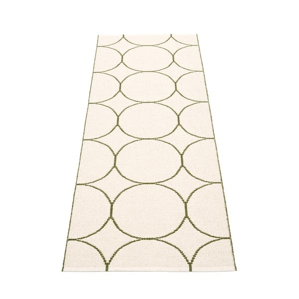 Тъмнозелена пътека за открито и закрито 70x200 cm Boo Dark Olive – Pappelina-image-2