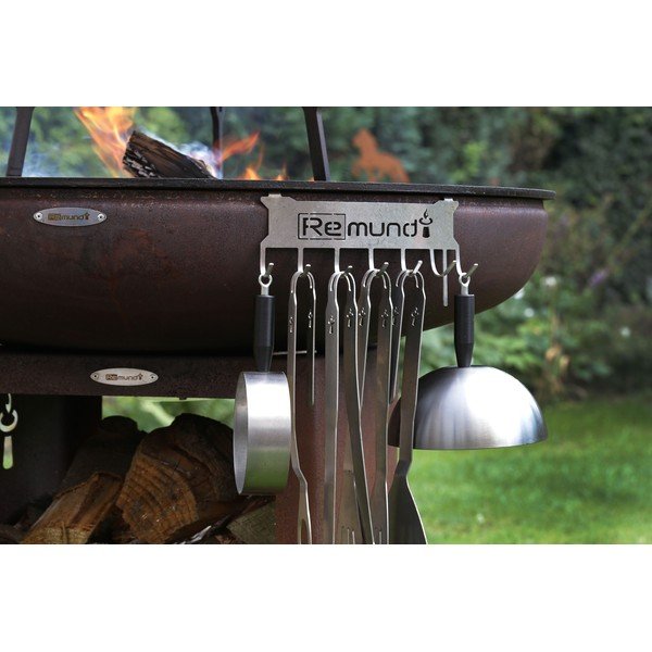 Кафява външна скара на дърва , ø 62 cm Carus S - Remundi-image-4