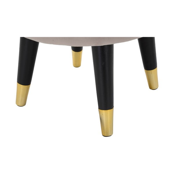 Табуретка от бежово кадифе Paris - Mauro Ferretti-image-4