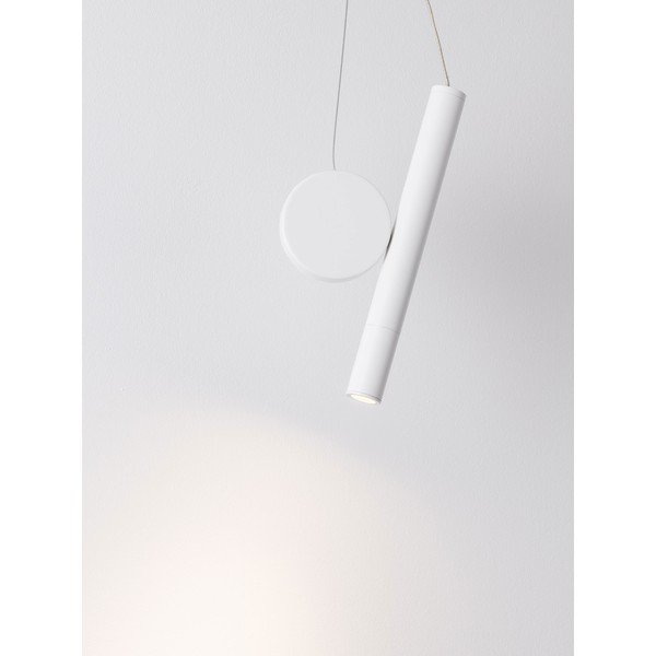 Бяло алуминиево LED висящо осветително тяло ø 23,5 cm Vero – Nova Luce-image-2