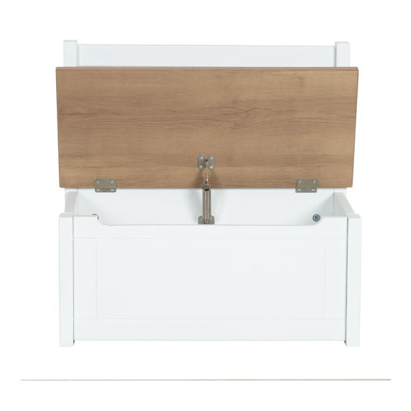 Бяла детска пейка Woody – Roba-image-4