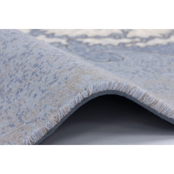 Син вълнен килим 130x190 cm Mawson – Agnella-image-1