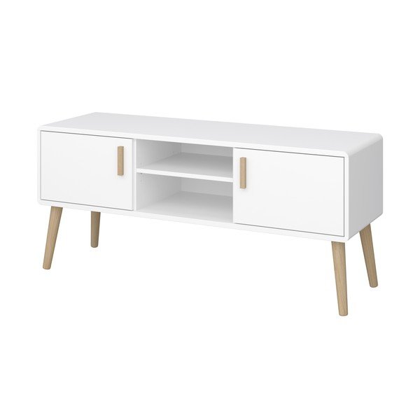 Бяла маса за телевизор 125x56 cm Pavona - Tvilum-image-1