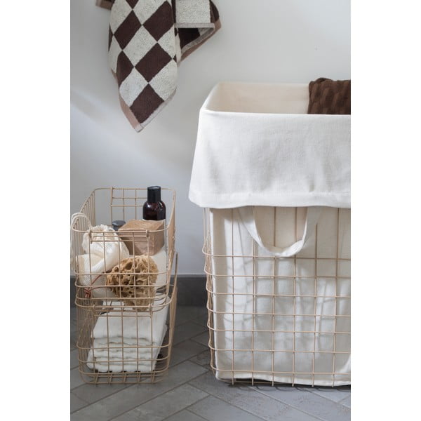 Бежов метален/текстилен кош за пране 64 l Store-It – Mette Ditmer Denmark-image-1