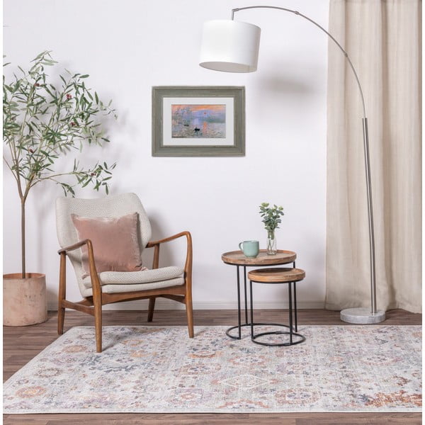 Бежов килим 230x160 cm Flores - Asiatic Carpets-image-2