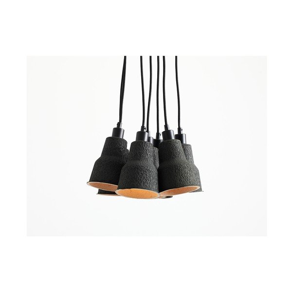 Черно висящо осветително тялоø 32 cm Celulo – CustomForm-image-1