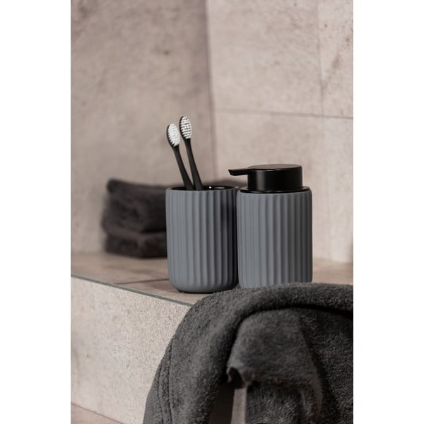 Сив керамичен дозатор за сапун Belluno - Wenko-image-1