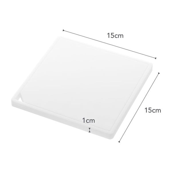 Квадратна бяла подложка за горещ съд Tower - YAMAZAKI-image-3