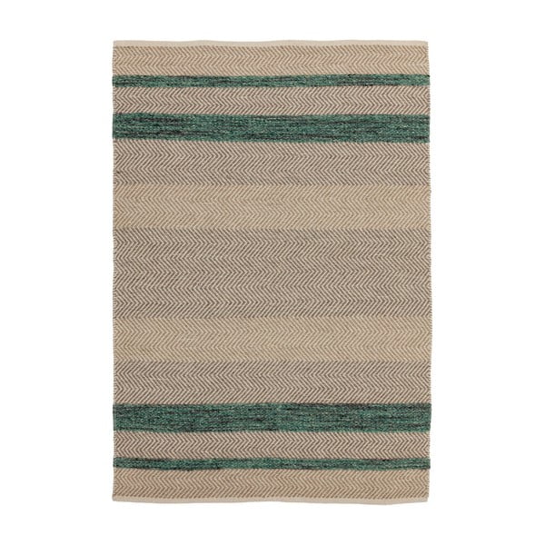 Кафяво-зелен килим , 160 x 230 cm Fields - Asiatic Carpets