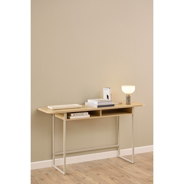 Конзолна маса от декор от дъб  в естествен цвят 40x140 cm Darlington – Actona-image-1