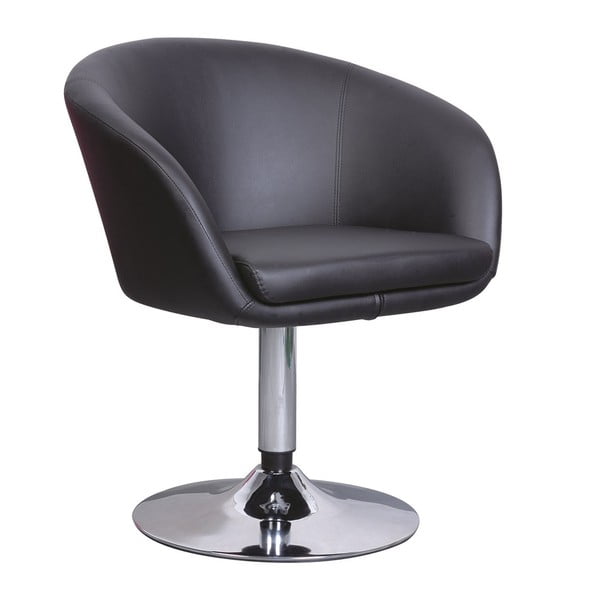 Křeslo/barová židle A322, černé
