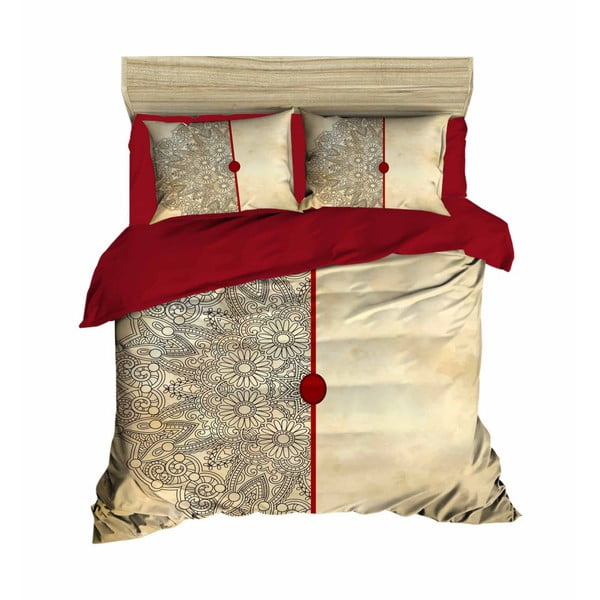 Коледно спално бельо за двойно легло с чаршаф Solana, 160 x 220 cm - Mijolnir