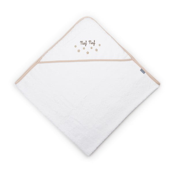 100% памучна бебешка кърпа с качулка Stars, 100 x 100 cm - Naf Naf