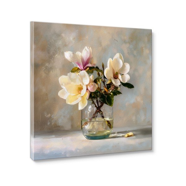 Печатна върху платно картина 32x32 cm Magnolias – Styler-image-3