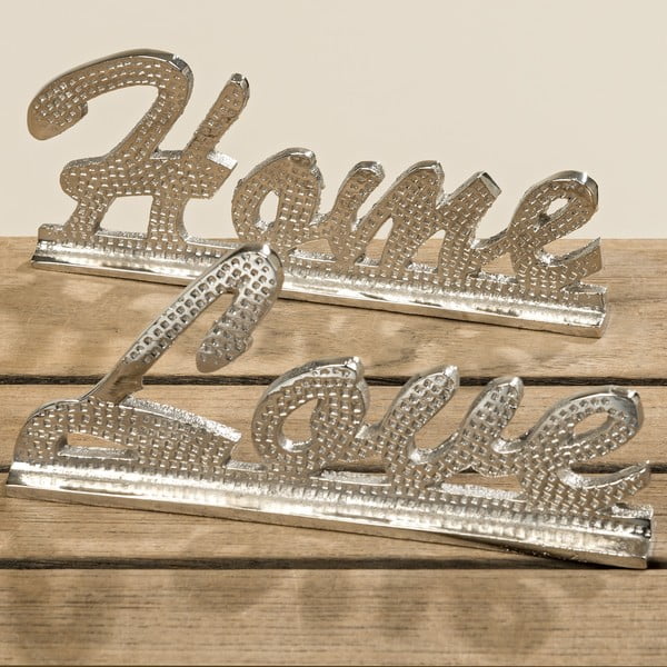 Sada 2 dekorativních nápisů Boltze Home And Love