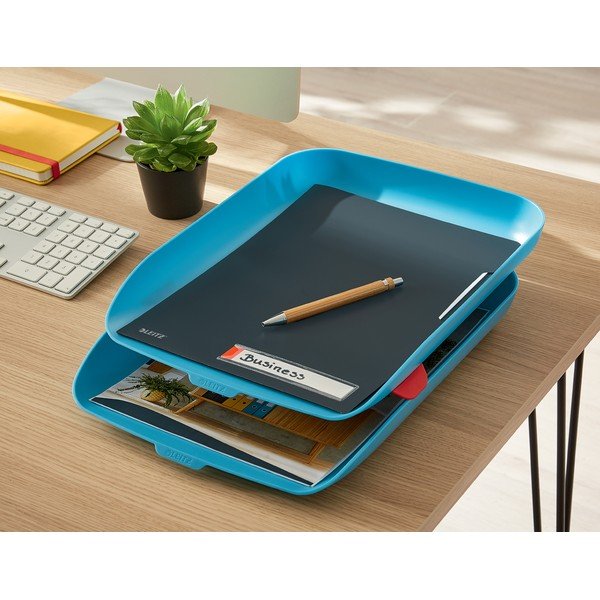 Сиви непрозрачни офис папки , A4 Cosy - Leitz-image-3