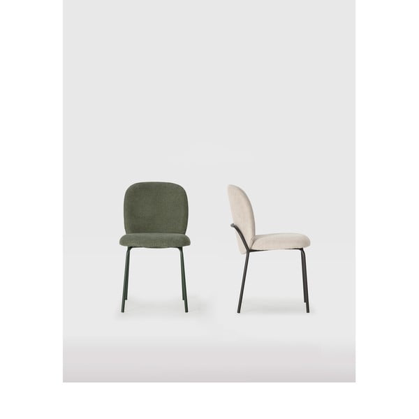 Зелени трапезни столове в комплект от 4 бр. Daia – Marckeric-image-1