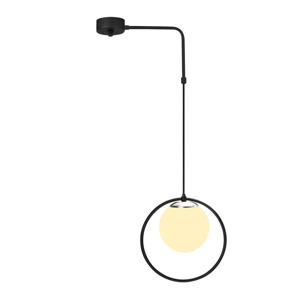 Черно метално висящо осветително тяло Opviq lights Elpidas - Opviq lights-image-1